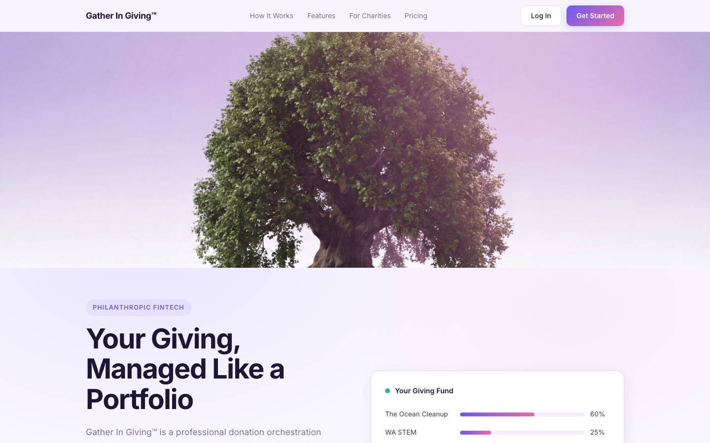 Gather In Giving screenshot