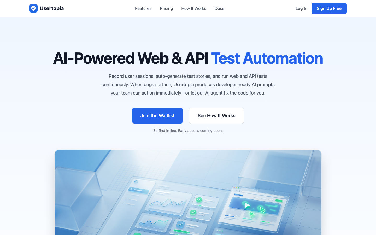 Usertopia screenshot